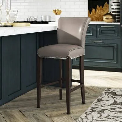 Aleshia Bar Stool Red Barrel Studio Seat Height: Bar Stool (29.3x22 Seat Height)