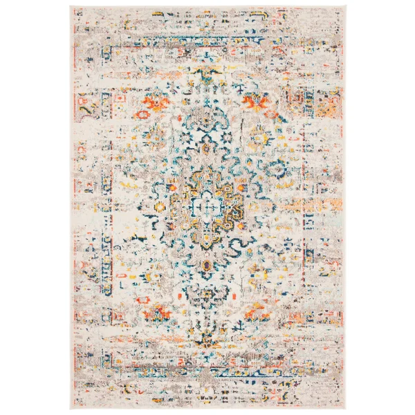Safavieh Madison Green/Turquoise 8 ft. x 10 ft. Area Rug