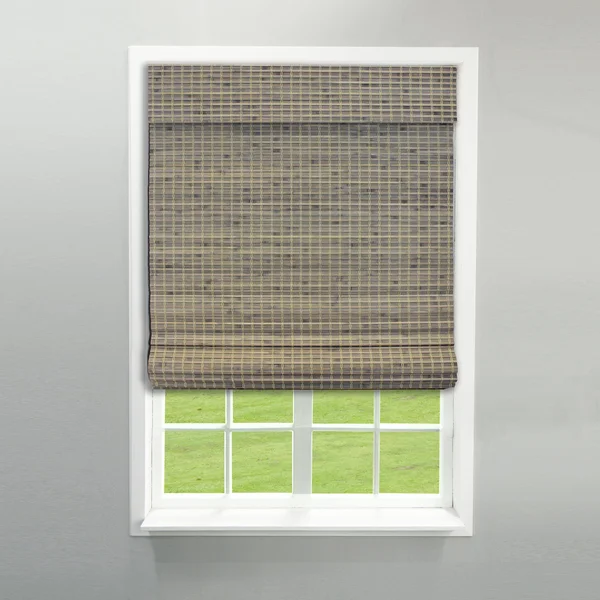 Radiance Cordless Driftwood Roman Shade - 39x64