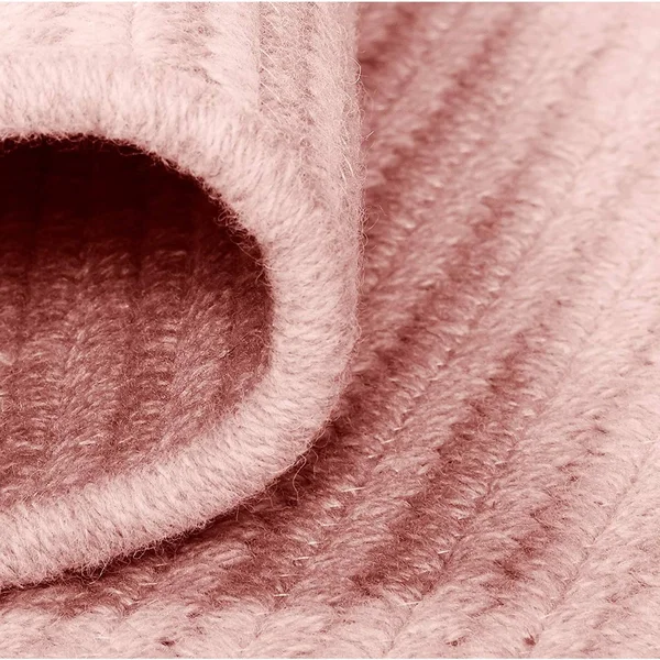 Colonial Mills Westminster Braided Rug Blush Pink, Size: 7 x 9 ft.