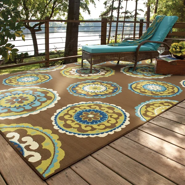 Oriental Weavers Caspian 859D6 Brown Area Rug 3&7x22 x 5&6x22