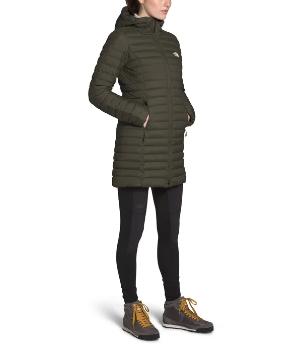 The North Face Stretch Down Parka - Women's New Taupe Green, S