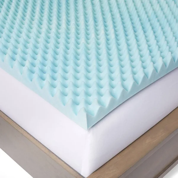 Slumber Solutions Gel Highloft 3-Inch Memory Foam Mattress Topper Twin