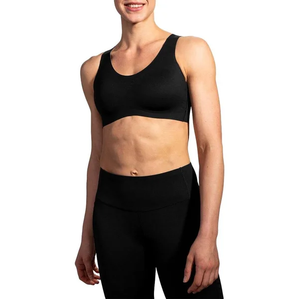 Brooks Women's Dare Crossback Run Sports Bra, Black