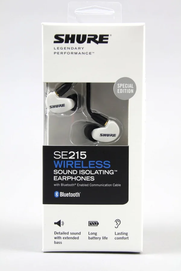 Shure SE215SPE-B-BT1 Sound Isolating Bluetooth Wireless Earphones Blue