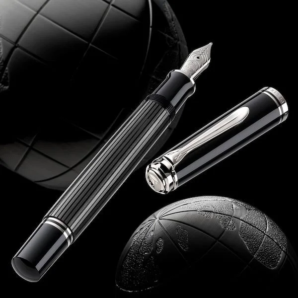 Pelikan Souveran M605 Fountain Pen - Stresemann Anthracite Extra Fine