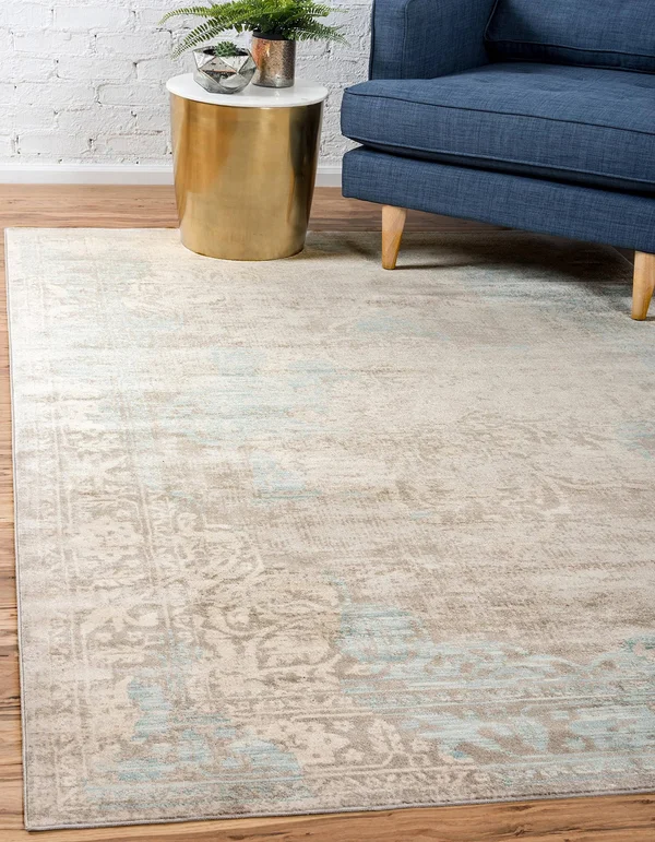 Unique Loom Fremont Paris Area Rug - 10& x 13& Dark Gray