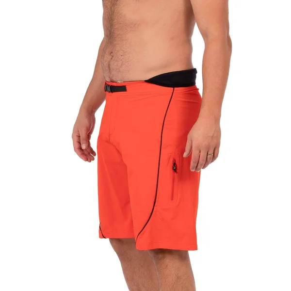Level Six Men's Pro Guide Neoprene Lined Short - 38 - Blaze Red