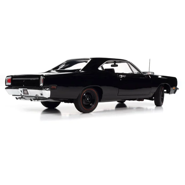 1969/5 Plymouth Road Runner Hardtop Black Velvet with Matt Black Hood Muscle Car