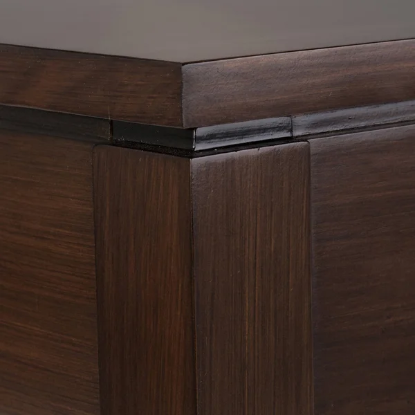 Wyndenhall Essex Solid Wood Contemporary 42 inch Wide Home Office Desk - Russet Brown