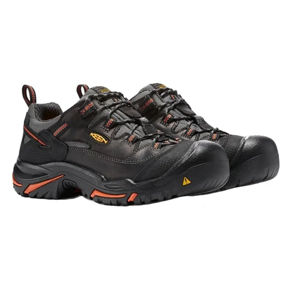 Keen Utility Braddock Low Steel Toe, Men's Black/Bossa Nova