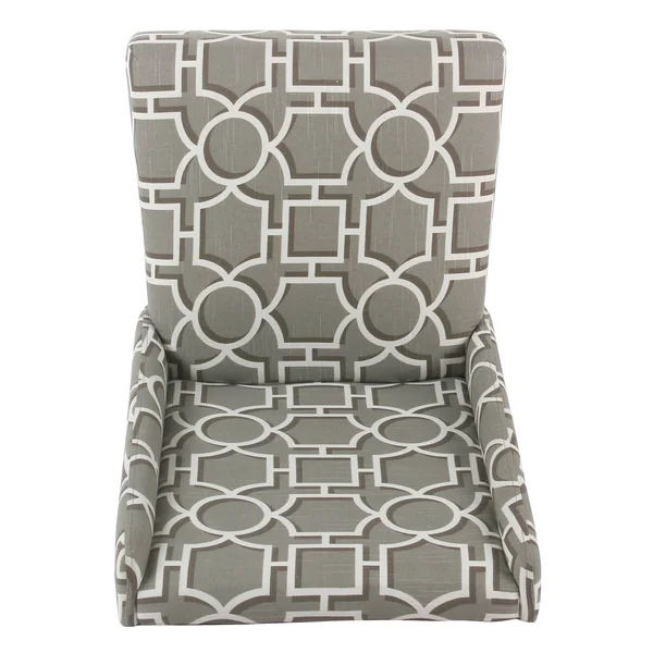 (Set of 2) Dinah Modern Dining Chair Gray - HomePop