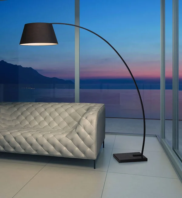 Zuo Modern Vortex Black Floor Lamp