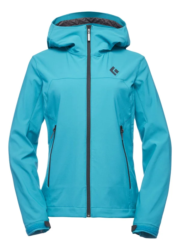 Black Diamond Women's Dawn Patrol Shell Jacket - Medium - Aqua Verde
