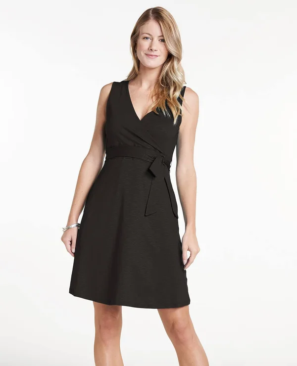 Toadu0026Co Cue Wrap Sleeveless Dress - Women's Black, XS