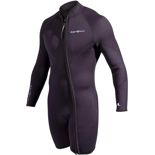7mm Men's NeoSport Scuba Step-In Wetsuit Jacket, Black