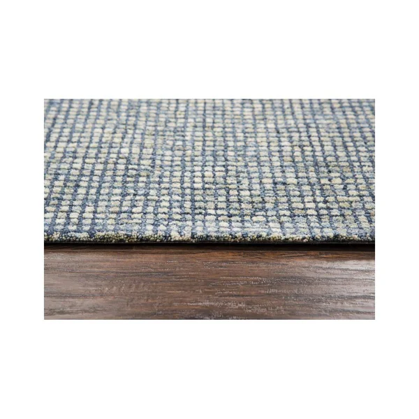Rizzy Home TALTAL10100091818 18 x 18 in. Talbot Area Rug Sample - Blue, As shown