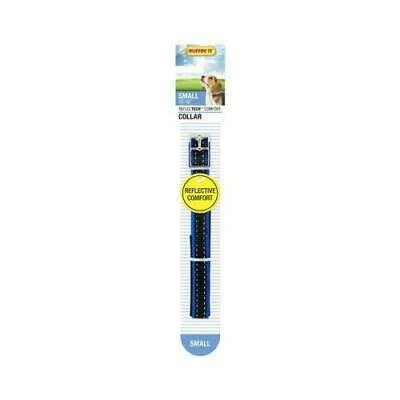 3unit Westminster Pet 7n32758 Ruffin' It Padded Small Reflective Dog Collar - Nylon, 10 - 16 inch