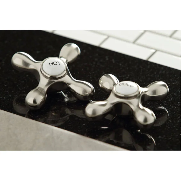 Kingston Brass Ks1258ax 8-Inch Center Wall Mount Bathroom Faucet - Brushed Nickel
