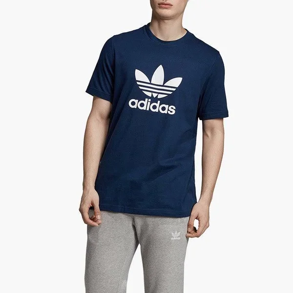Adidas Originals Trefoil T Shirt Navy