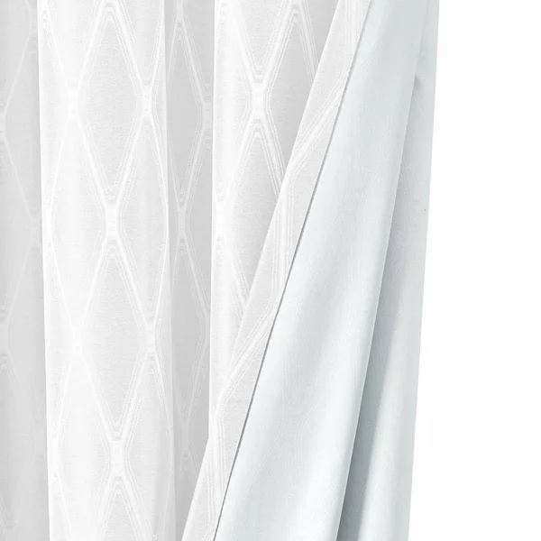 100% Blackout Curtain Jacquard Thermal Insulated Victoria Panels ( Set of 2) 54 x 120x22 Pair - Navy by Royal Tradition
