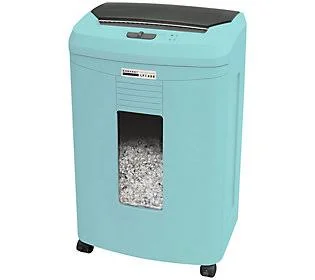 Embassy 12-Sheet Microcut Shredder w/ 140 Sheet Auto - Turquoise