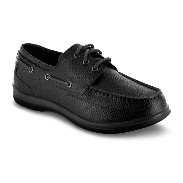 Apex Men's Classic Lace Boat - Size: 11, Black