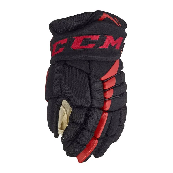 CCM Jetspeed FT4 Hockey Gloves - Senior - Black/White - 15.0x22