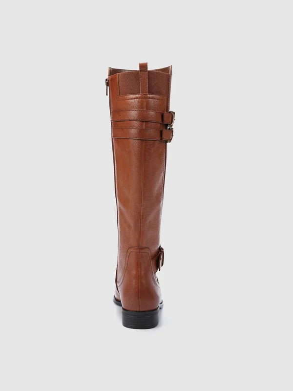 Naturalizer Women's Jessie Wide Calf Boots - Banana Bread in Size 6.5