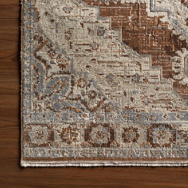 Addison Essex Traditional Heriz Area Rug - 5&X7&8x22 - Blue
