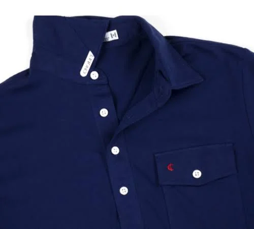 Criquet The Solid Players Polo Shirt - Navy - Size: M