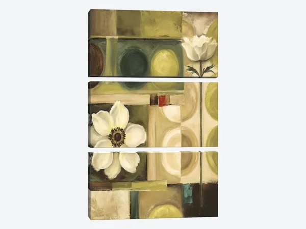 Lisa Audit Canvas Art Prints - 60s Bloom ( Floral & Botanical > Flowers art)