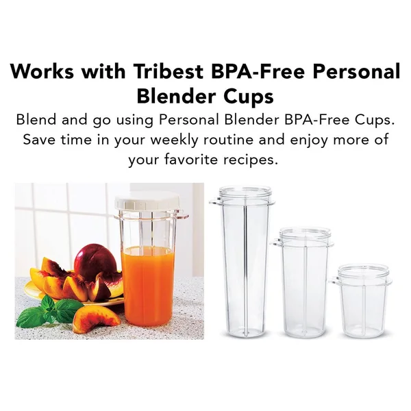Tribest Jar Ready 2 Family Pack Personal Blender Red