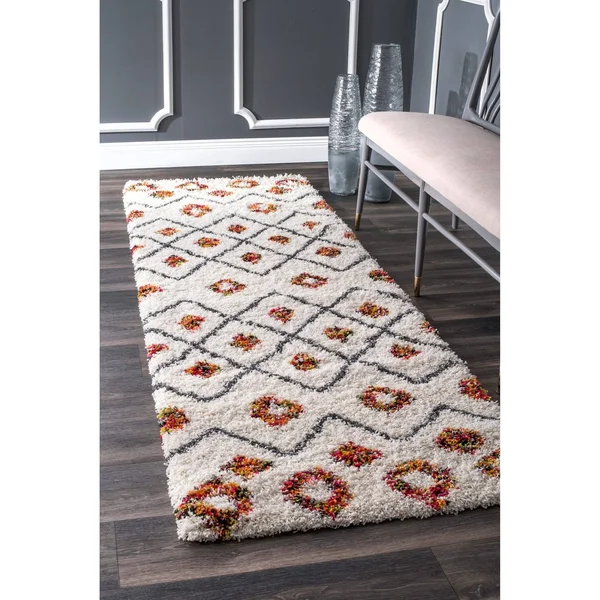 Carson Carrington Sula Moroccan Variations Trellis Shag Rug