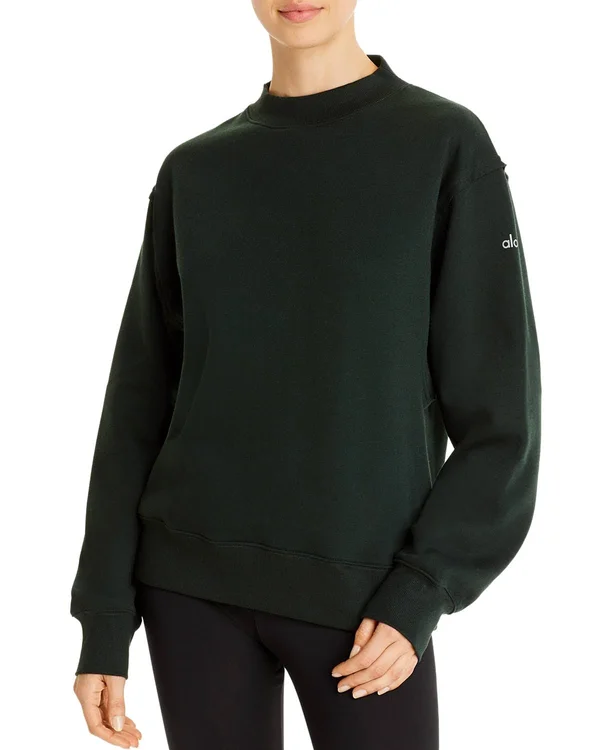 Alo Yoga Freestyle Fleece Sweatshirt - Medium - Forest