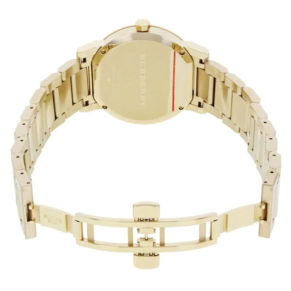 Burberry BU9038 Unisex Swiss Gold Ion-Plated Stainless Steel Watch