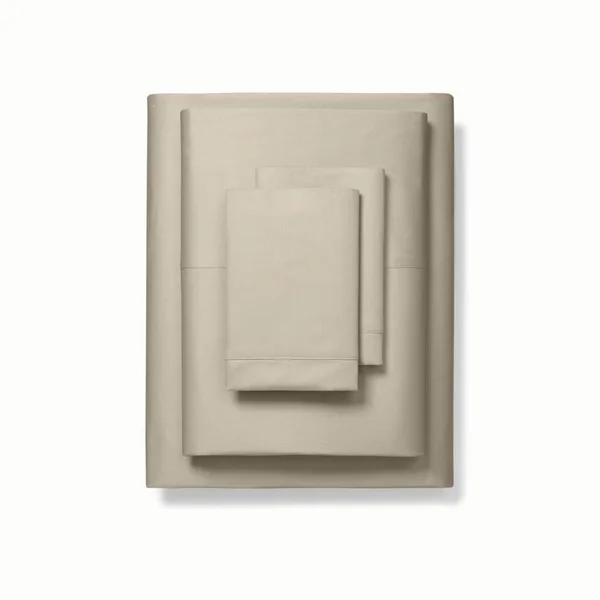 Softest Organic Signature Hemmed Sheet Set in Spruce - Full by Boll and Branch - Best Sheets