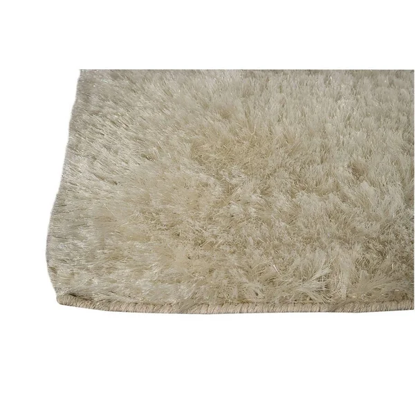Sunshine Hand-Woven White Area Rug M.A. Trading Rug Size: 5& x 8&