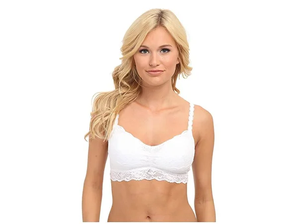 Tommy Hilfiger Cotton Mesh Bralette - White