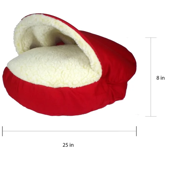 Snoozer Orthopedic Cozy Cave Pet Bed - Navy - Small