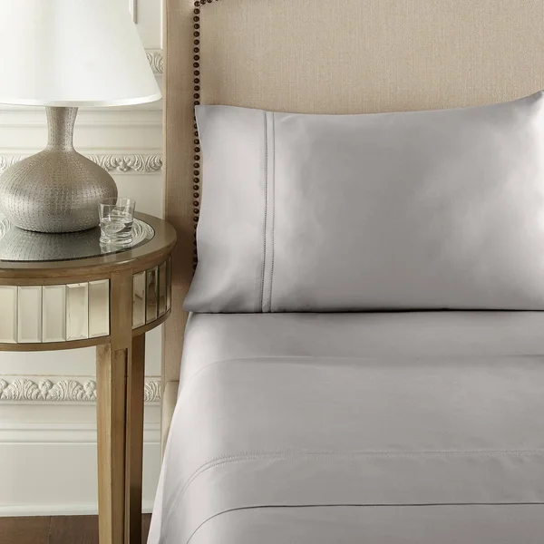 Yalda Sheet Set, 100% Giza Egyptian Cotton, King, Ivory