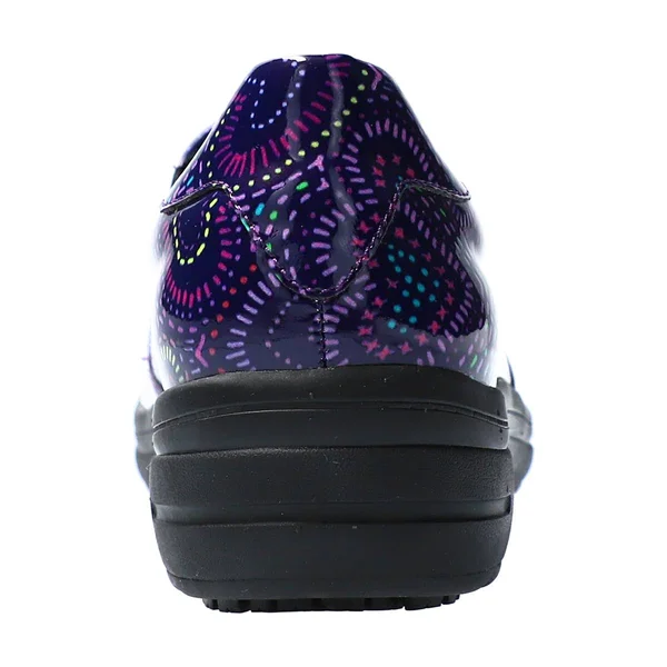 Women's Easy Works by Easy Street Bind Purple Hearts Slip-Resistant Clogs Size 10 WW