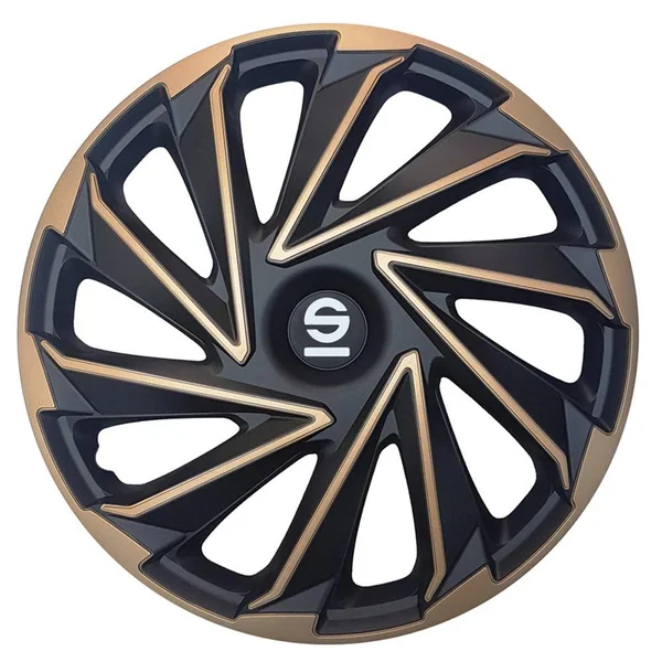 Sparco SPC1680GDBK Set Wheel Covers Varese 16-inch Gold/Black