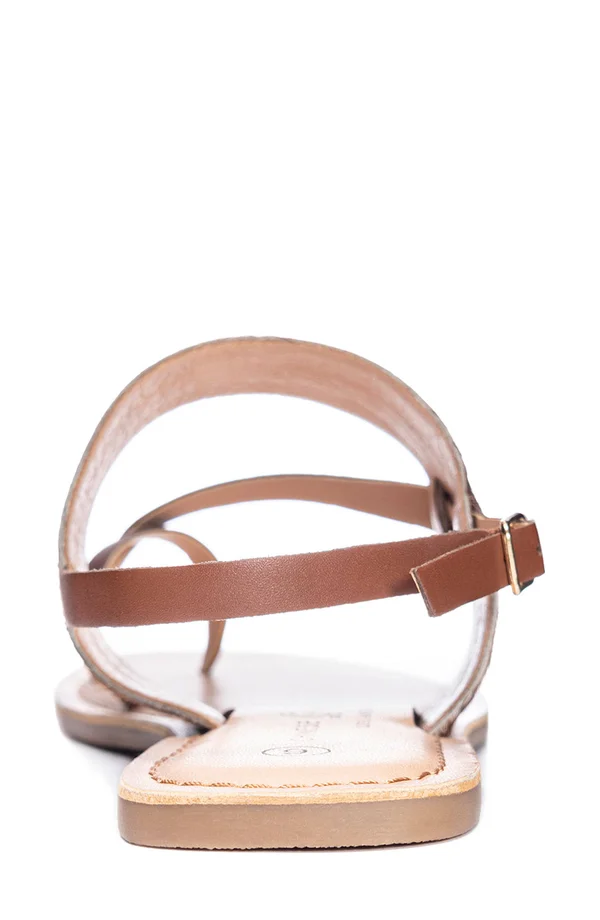 Chinese Laundry Reeba Genuine Calf Hair Slingback Sandal - Brown - 7 M