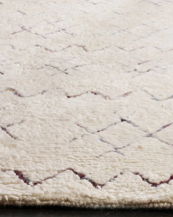 Safavieh Casablanca Shag CSB213A Ivory - Multi 4& x 6& Area Rug