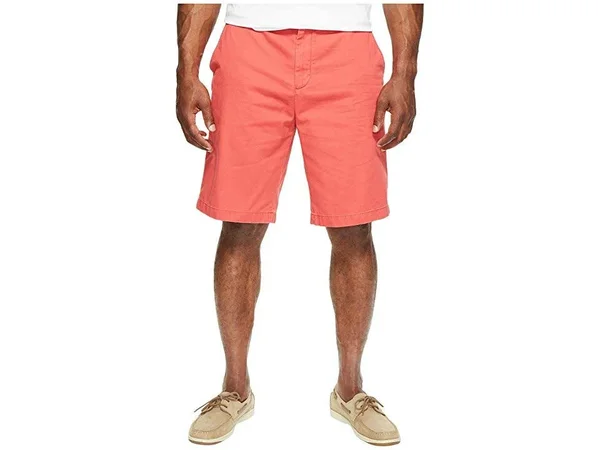 Nautica Men's Big & Tall Flat Front Chino Shorts - Sailor Red - 46