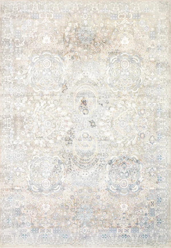 Dynamic Rugs Valley 7984-580 Blue Beige Area Rug Scatter 2&0x22 x 3&11x22