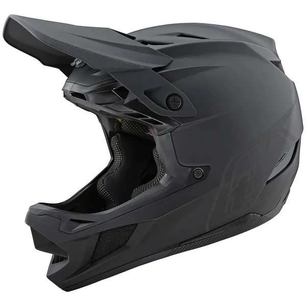 Troy Lee Designs D4 Composite Helmet Stealth Black/Gray, S