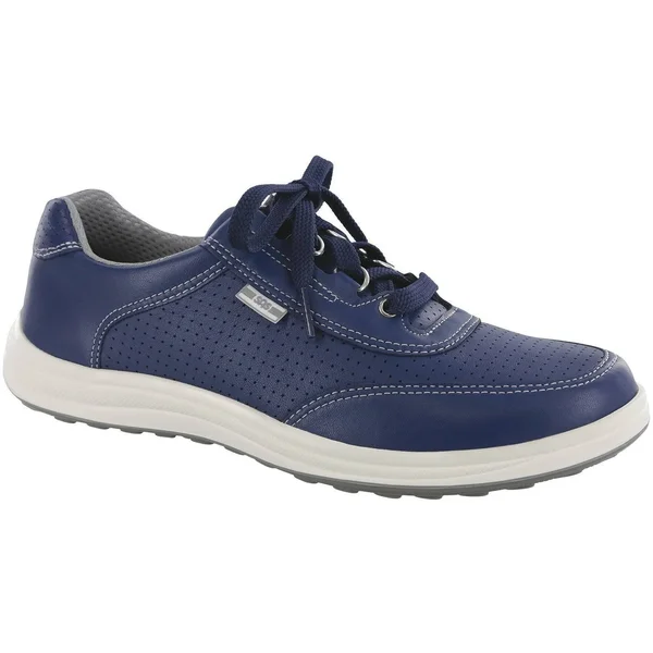 SAS Women's Sporty Lux Blue Perf 8.5 Narrow