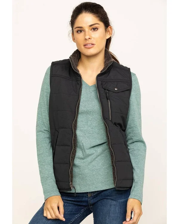Carhartt Utility Sherpa Lined Vest, Women's Black